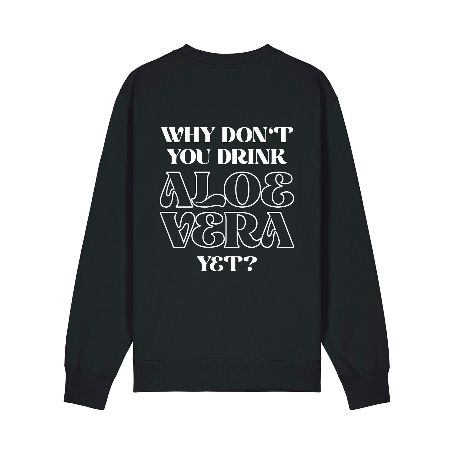 Unisex Sweater WHY DON'T YOU black