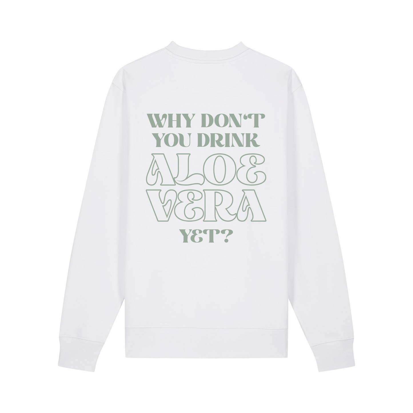 Unisex Sweater WHY DON'T YOU white