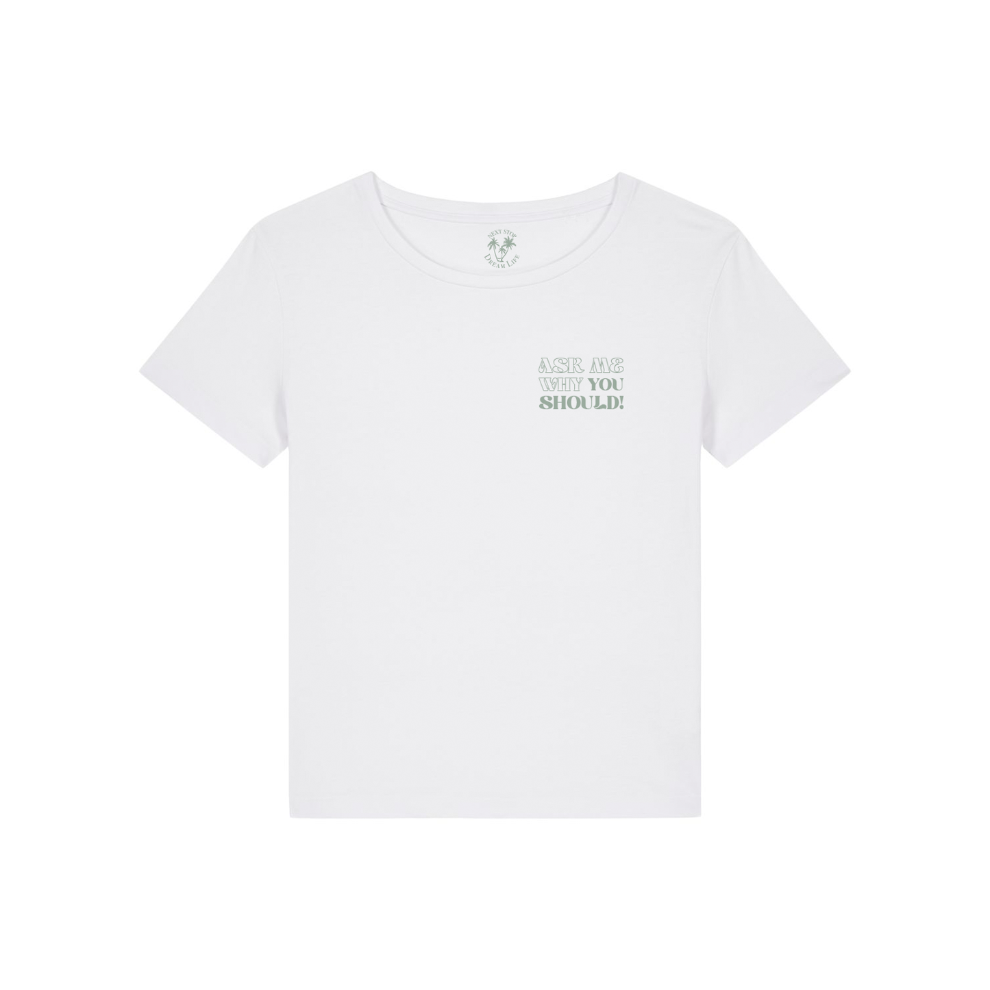T-Shirt Woman WHY DON'T YOU white