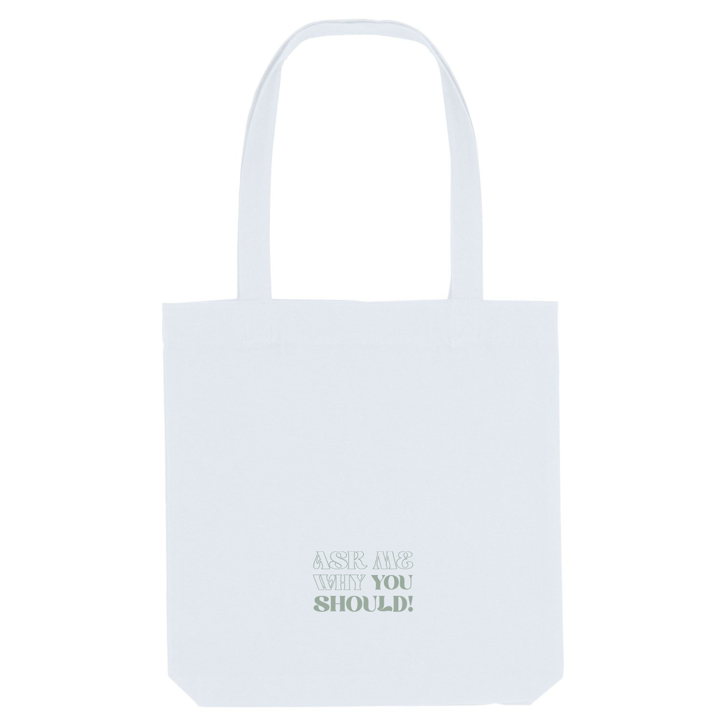 City bag WHY DON'T YOU white/aloe