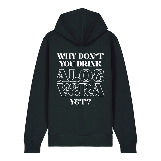 Unisex Zipper WHY DON'T YOU black