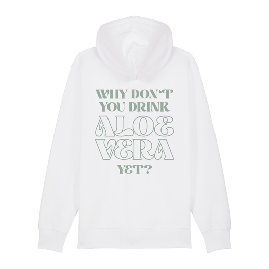 Unisex Zipper WHY DON'T YOU white