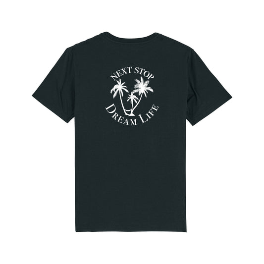 T-Shirt Man Next Stop Dream Life Black