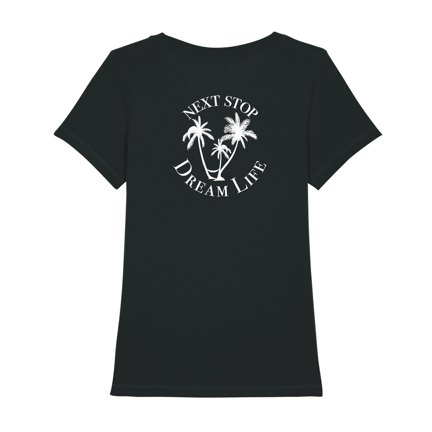 T-Shirt Woman Next Stop Dream Life black