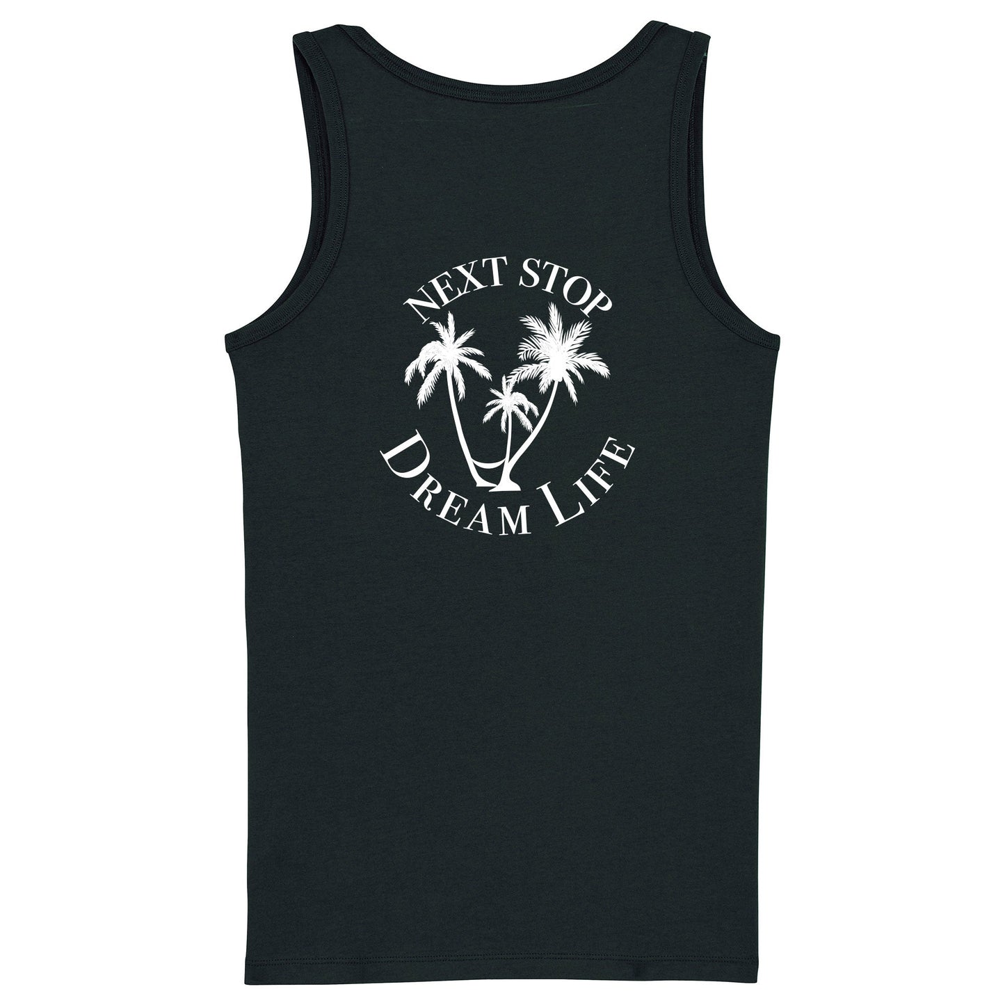 Woman Tank Top Next Stop Dream Life black